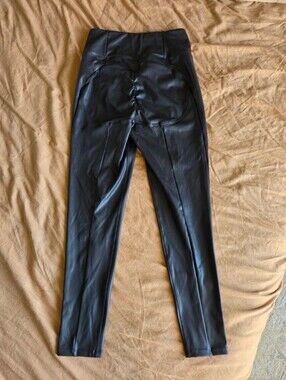 Pleather Contour Leggings